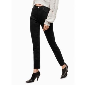 Wilfred x Citizens of Humanity Nola Super High Rise Slim Black Jeans - Size 27